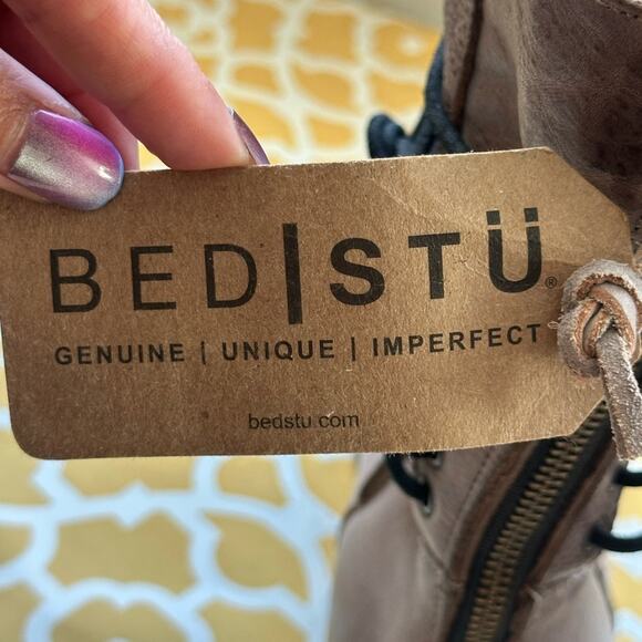 New Bed Stu Fen Mid Calf Boot In Alkaline Rustic Size 8 - Picture 12 of 15